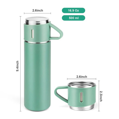 Stainless Steel Insulated Thermos Bottle - 500ML